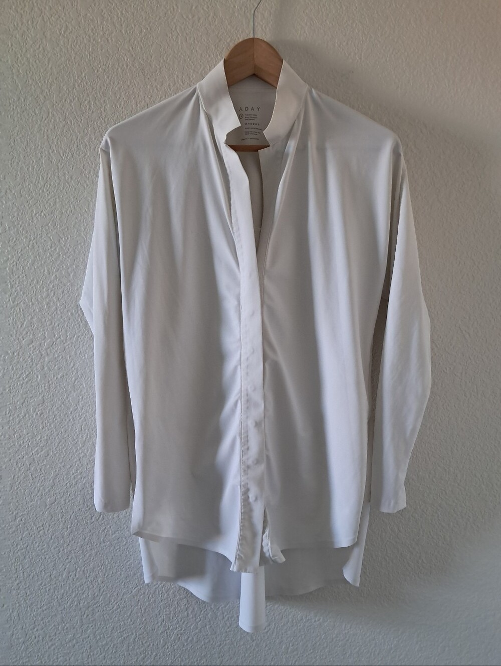 Aday Something Borrowed Shirt Size Small White Capsule Casual Classic
